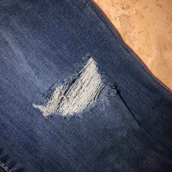 Hidden Jeans stretch Flare high waist w raw hem size 25 used - Picture 5 of 13